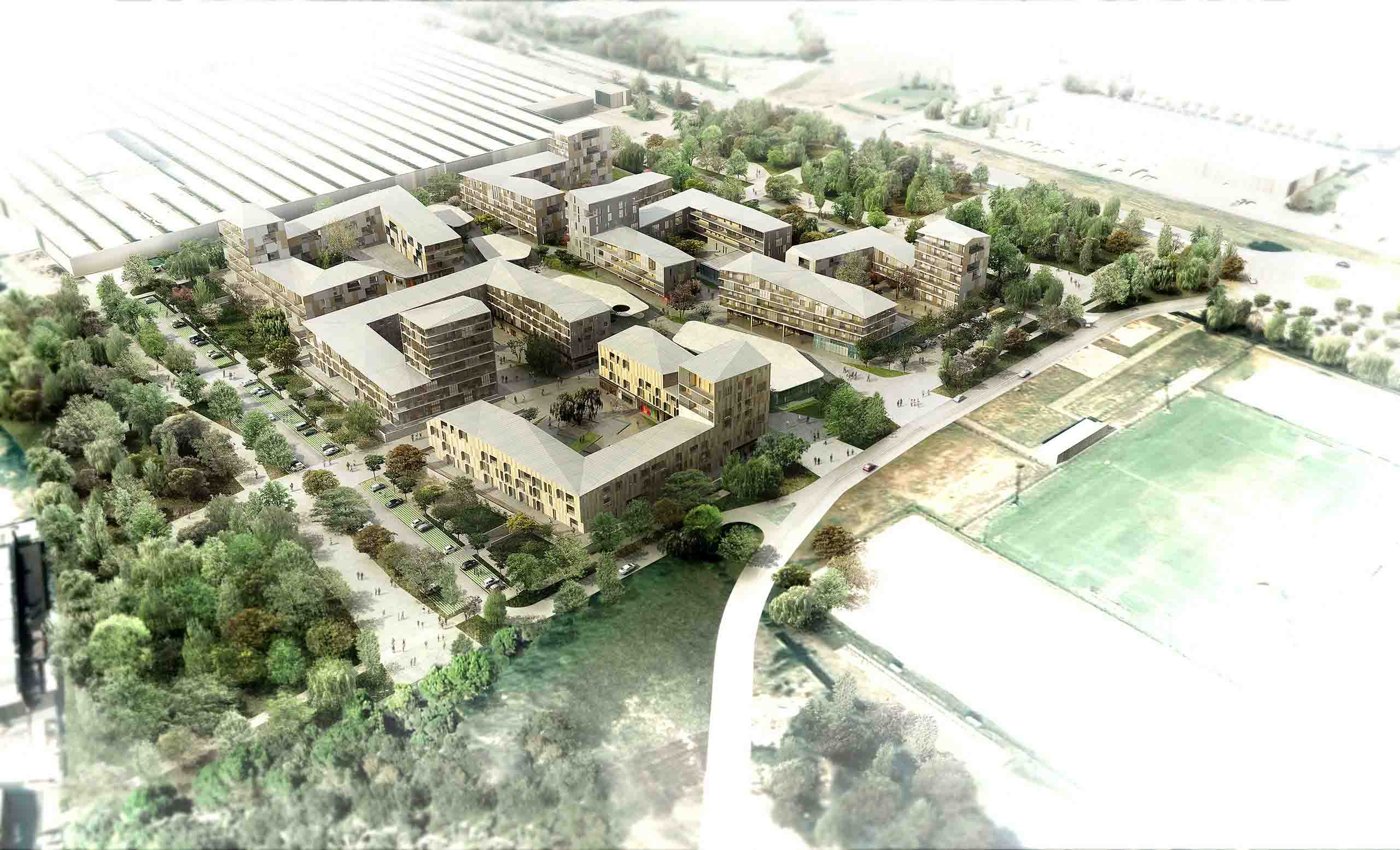 housing complex laguna green urban project